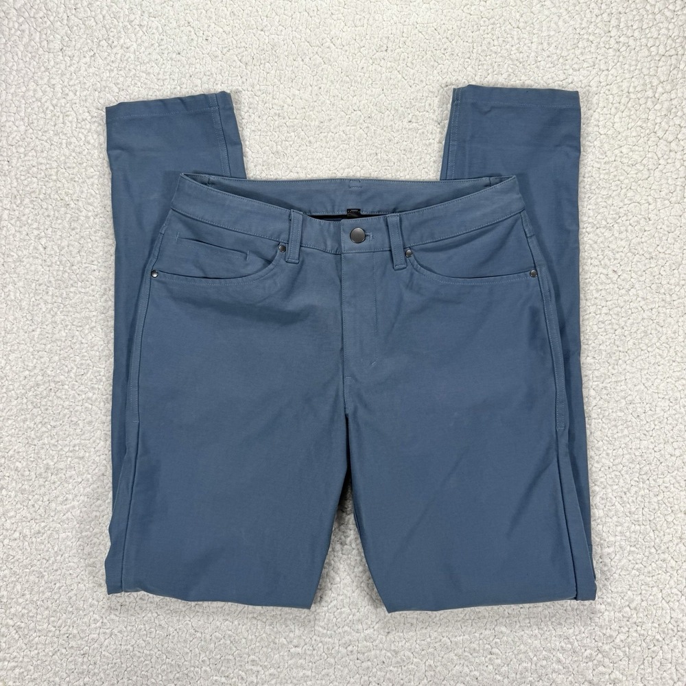 Lululemon ABC Slim Fit Pants Men's 30x31 Blue Utilitech 5 Pocket Athleisure Golf